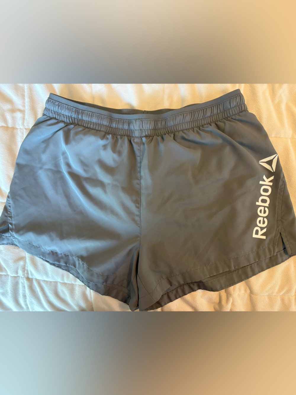 Reebok Light Gray Performance Top with Logo